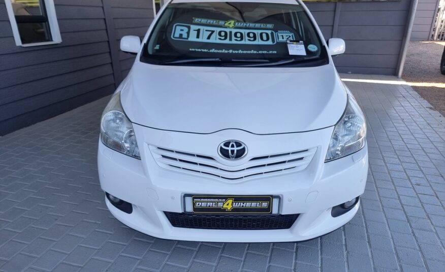 2012 TOYOTA VERSO 1.8 TX