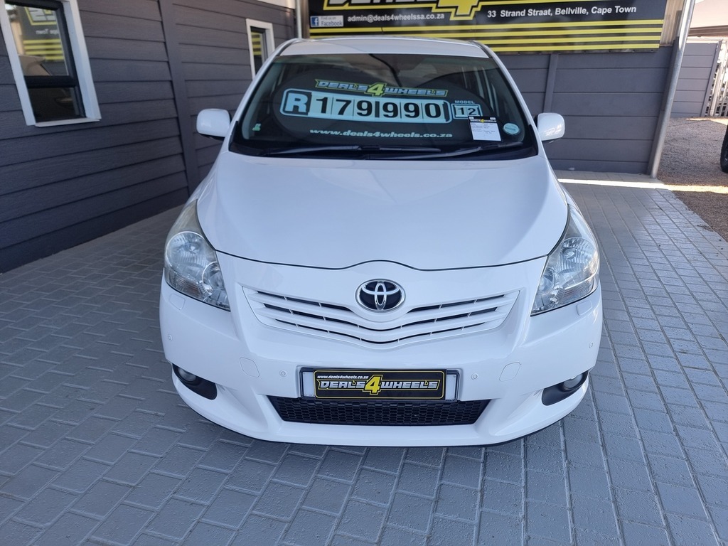 2012 TOYOTA VERSO 1.8 TX