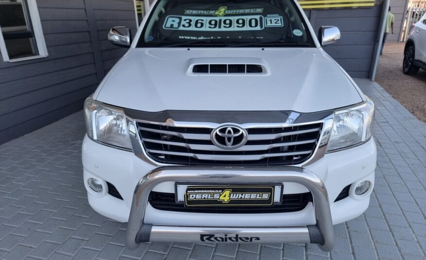 2012 TOYOTA HILUX 3.0 D-4D RAIDER R/B P/U D/C